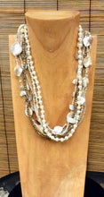 Load image into Gallery viewer, Sea Shell and Pearl Necklace - 4 Colors